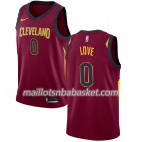 Maillot Homme Cleveland Cavaliers Kevin Love 0 Nike 2017-18 Rouge Swingman